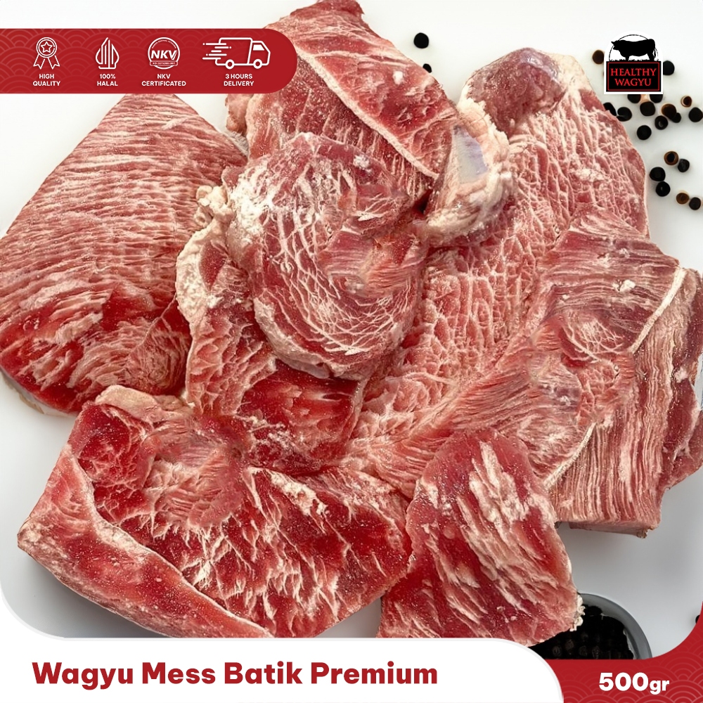 

Wagyu Batik / Wagyu Mess Kualitas Terbaik 500 Gram Healthy wagyu