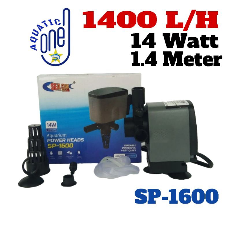 S-STAR SP-1800   : mesin pompa filter celup Sp 1600 power head ph  waterpump aquarium water pump low