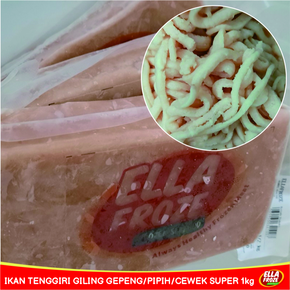 

Ikan Tenggiri Giling Gepeng/ Pipih/Betina Murni Super 1 Kg
