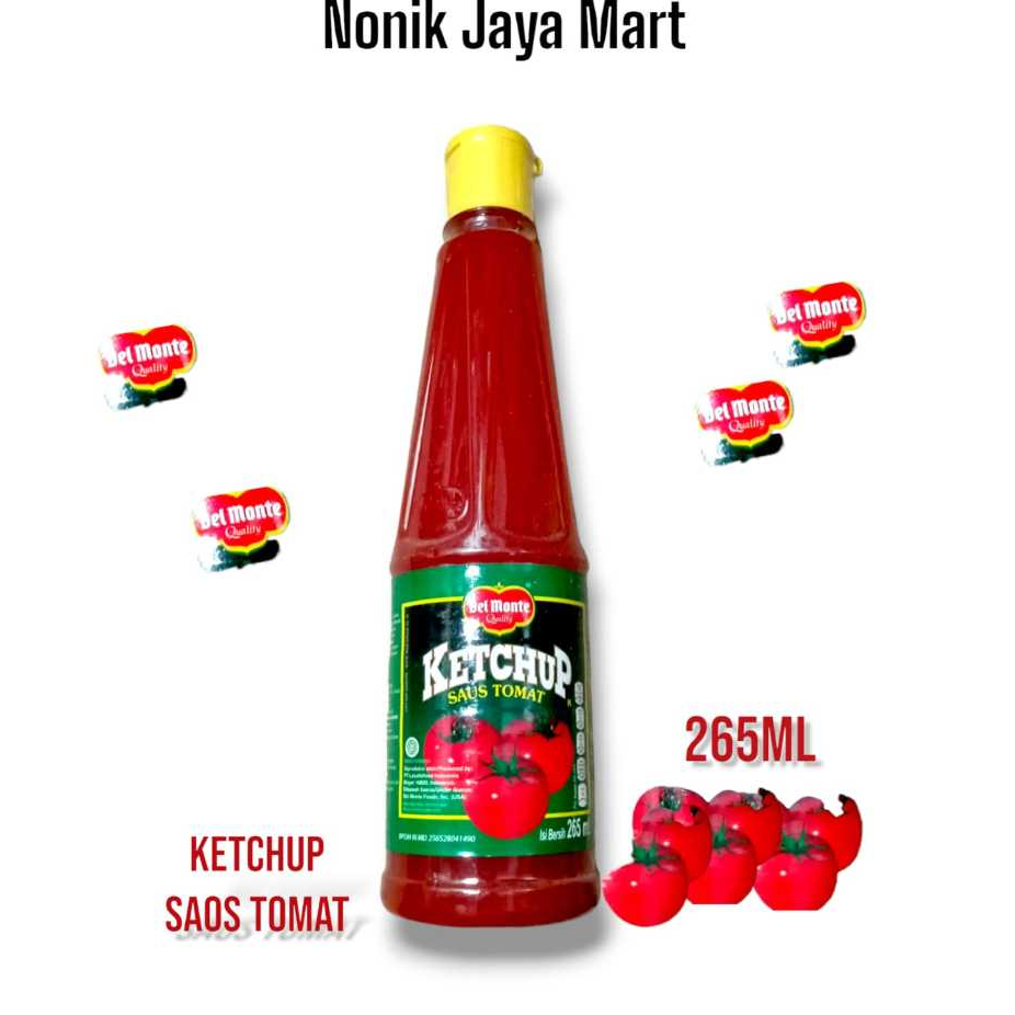 

Del Monte Ketchup Saos Tomat kemasan 265gr