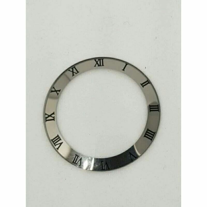 kaca jam tangan cembung bulat Romawi pria