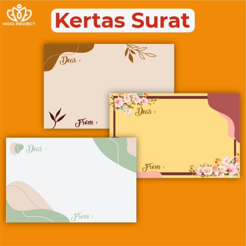 Kartu Ucapan Polos I | Greeting Card Aesthetic | Blank Card | Gift Card | Kartu Ucapan Kosong