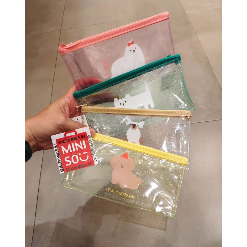 

MINISO Stationery Case / Tempat Pensil Serbaguna (sz.20x10cm)