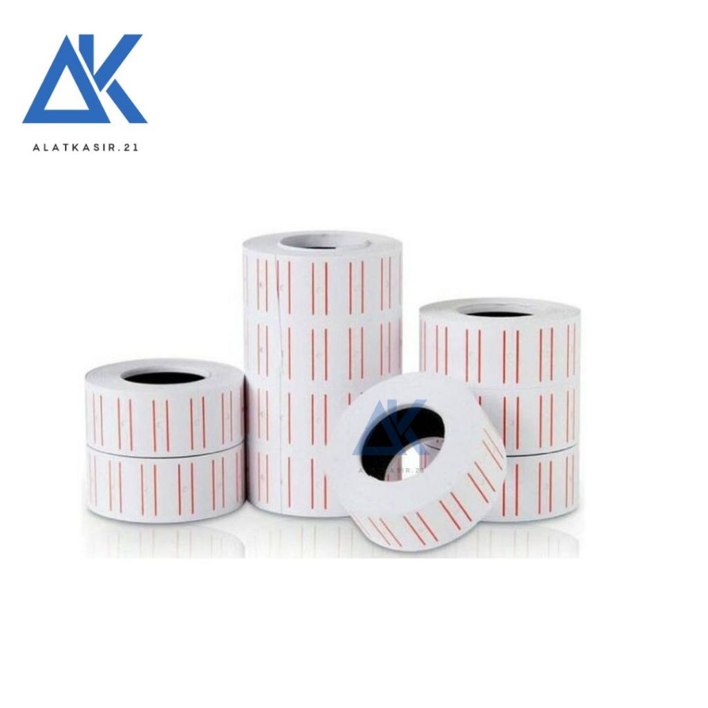 

Label Harga/Kertas Label 1 Baris uk. 21mm x 12mm Untuk Alat Label Type 5500