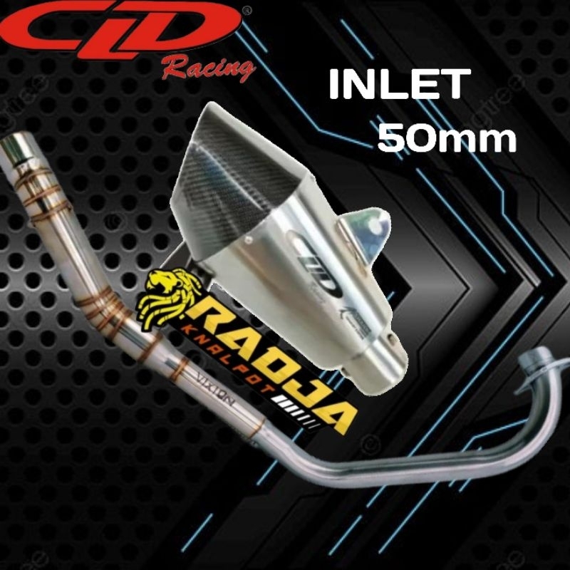 Knalpot racing cld shark Vixion R15 Xabre Fu Sonic MX megapro Tiger cb150r cbr150 facelif