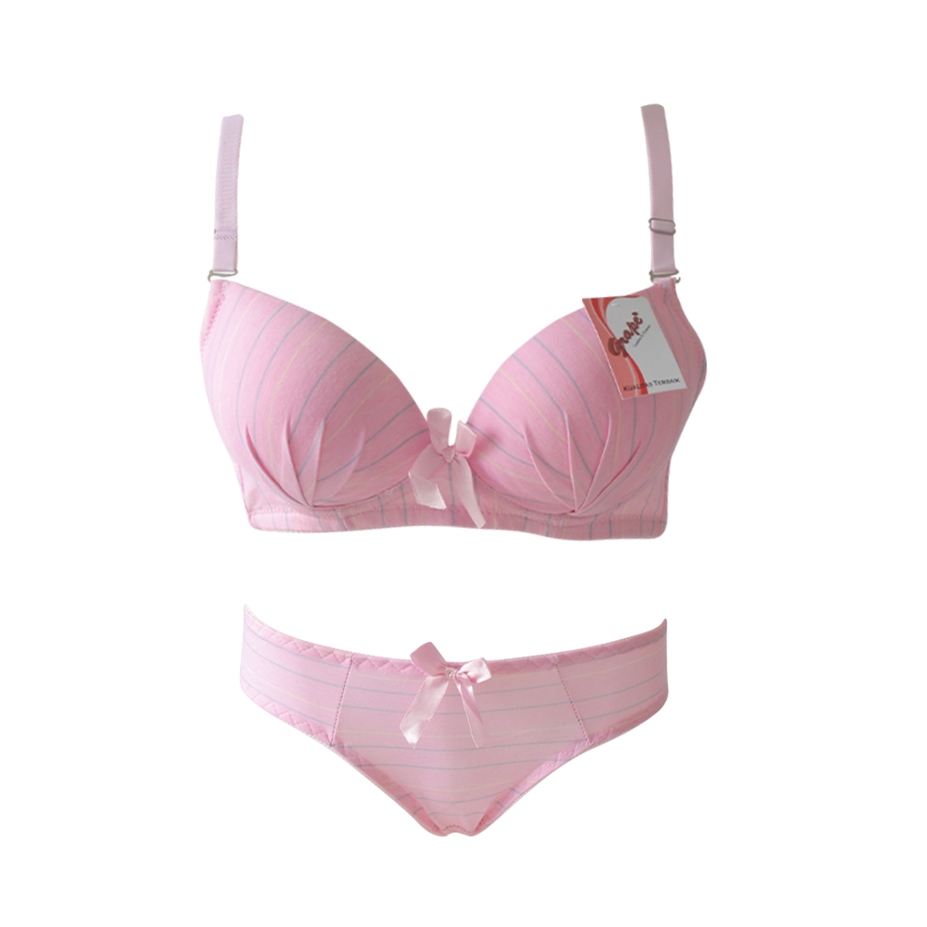Grape - Bra Set Setelan Celana Dalam Wanita Bh Spm 0234 Set