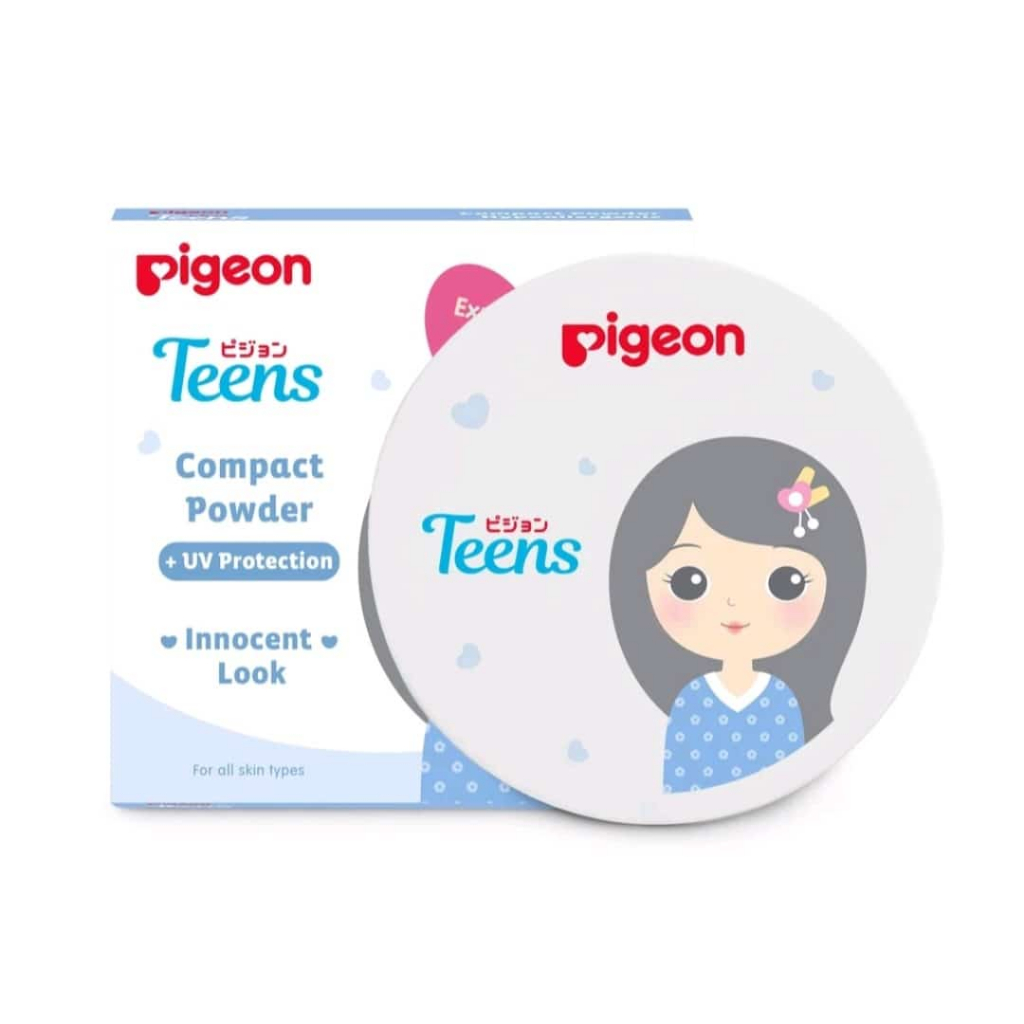 PIGEON Teens Compact Powder + UV Protection 14gr | PIGEON TEENS COMPACT POWDER REFFIL + UV PROTECTIO