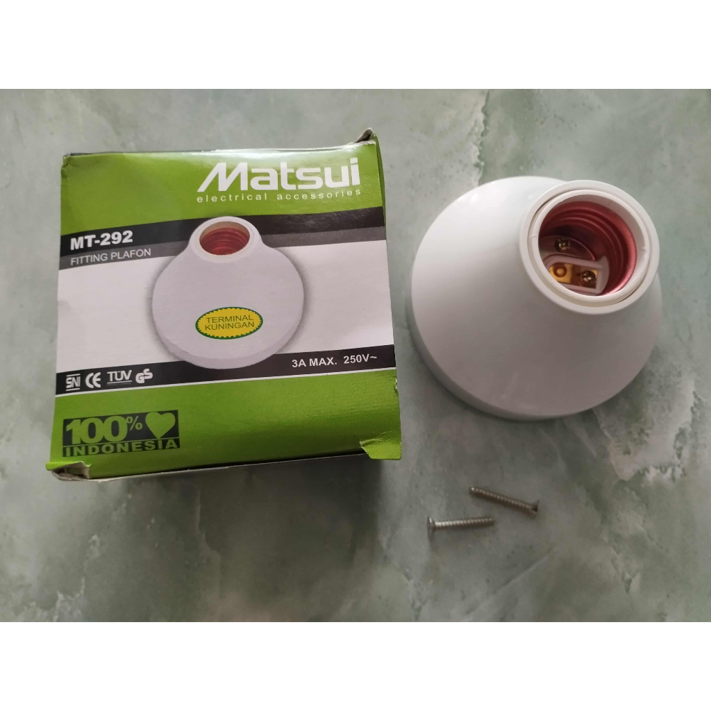 Fitting Lampu  Plafon Dudukan Lampu