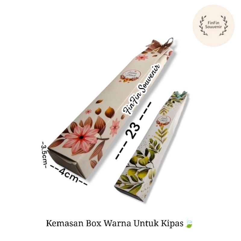 Kemasan Box untuk Souvenir Kipas
