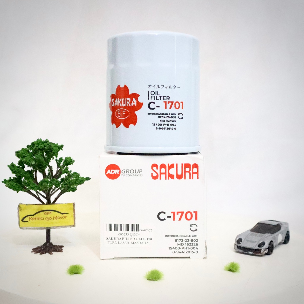 FILTER OLI SAKURA C-1701 - FILTER OLI HONDA ACCORD 2.0 CC 86 UP