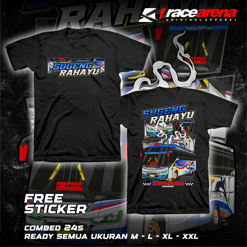 Kaos Custom Bus Sugeng Rahayu