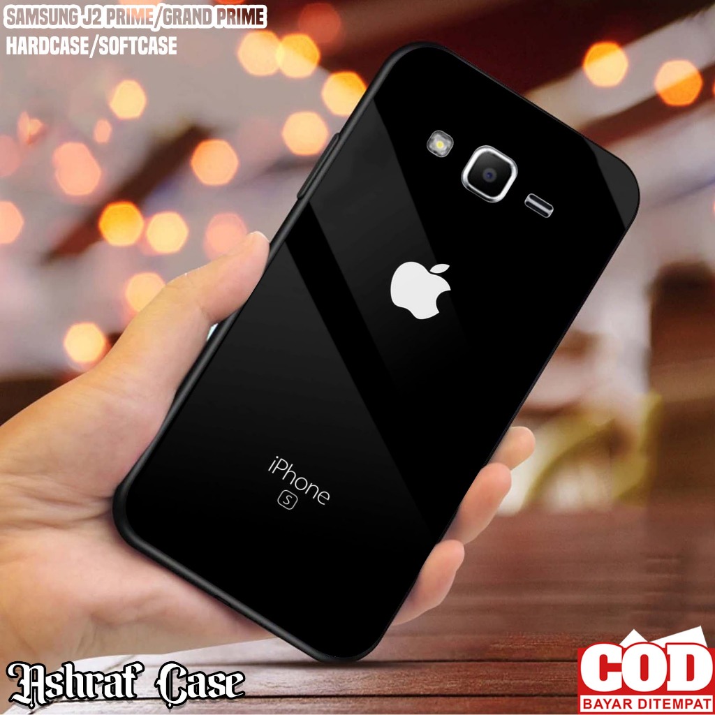 Case Samsung J2 Prime  - Casing Samsung J2 Prime ( BRAND ) Softcase Glass Kaca - Kondom hp - Kesing 