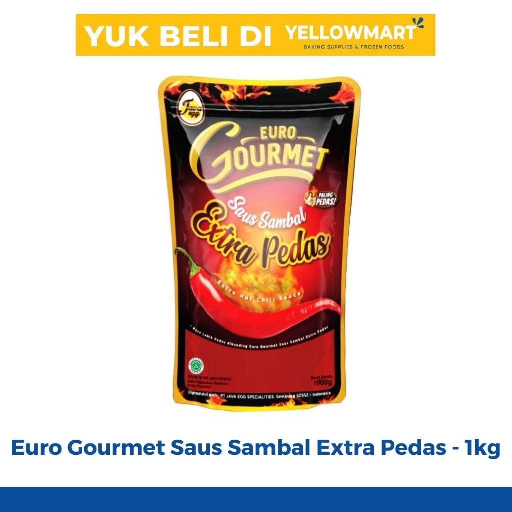 

EURO GOURMET - Saus Sambal Extra Pedas 1kg