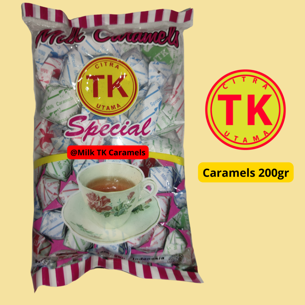 

(100gr/150gr/200gr) Milk TK caramels/permen susu Pangalengan/kopies ukuran variasi kecil