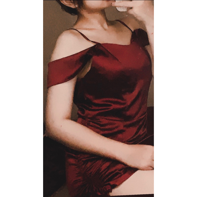 Athena Dress Satin Sabrina Silk