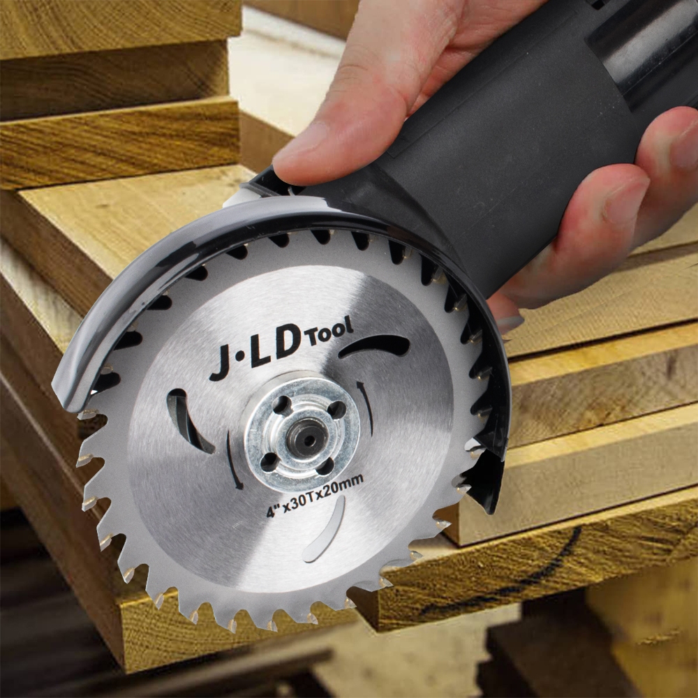 JLD 100mm 30T Mata Pisau Potong Gergaji Kayu grinda mata Saw Blade TCT 4&quot; x 30T Circular Saw Blade