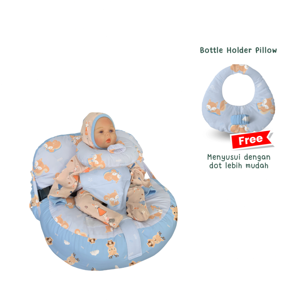 Miabebo Sofa Bayi Multifungsi | Double Side Design | Seat Belt