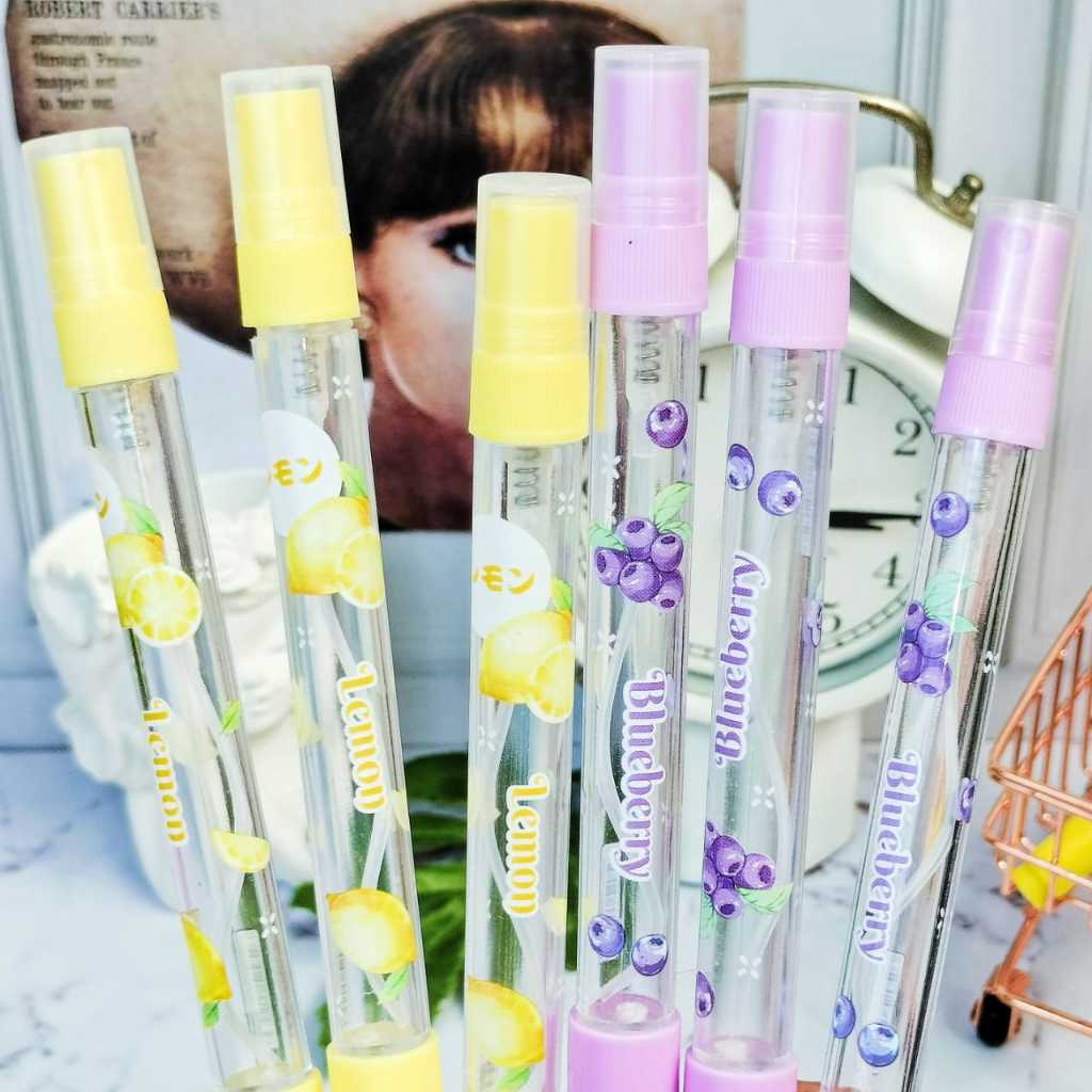 

PULPEN PARFUME FULL BODY MODEL FRUIT BLUBERRY DAN LEMON HARGA TERMURAH PEN PARFUM KARAKTER BUAH-BUAHAN WARNA UNGU & KUNING SPESIAL EDITION