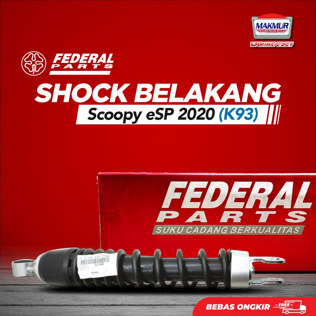 SHOCK Sok Belakang Scoopy FI 2017-2020  (K93) Original