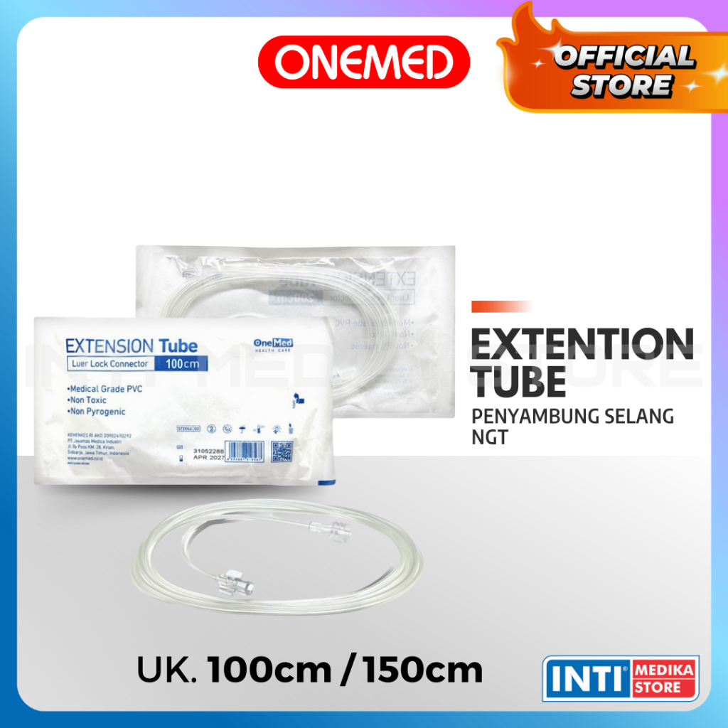 ONEMED - Extension Tube | Penyambung Selang NGT / Infus / IV Catheter