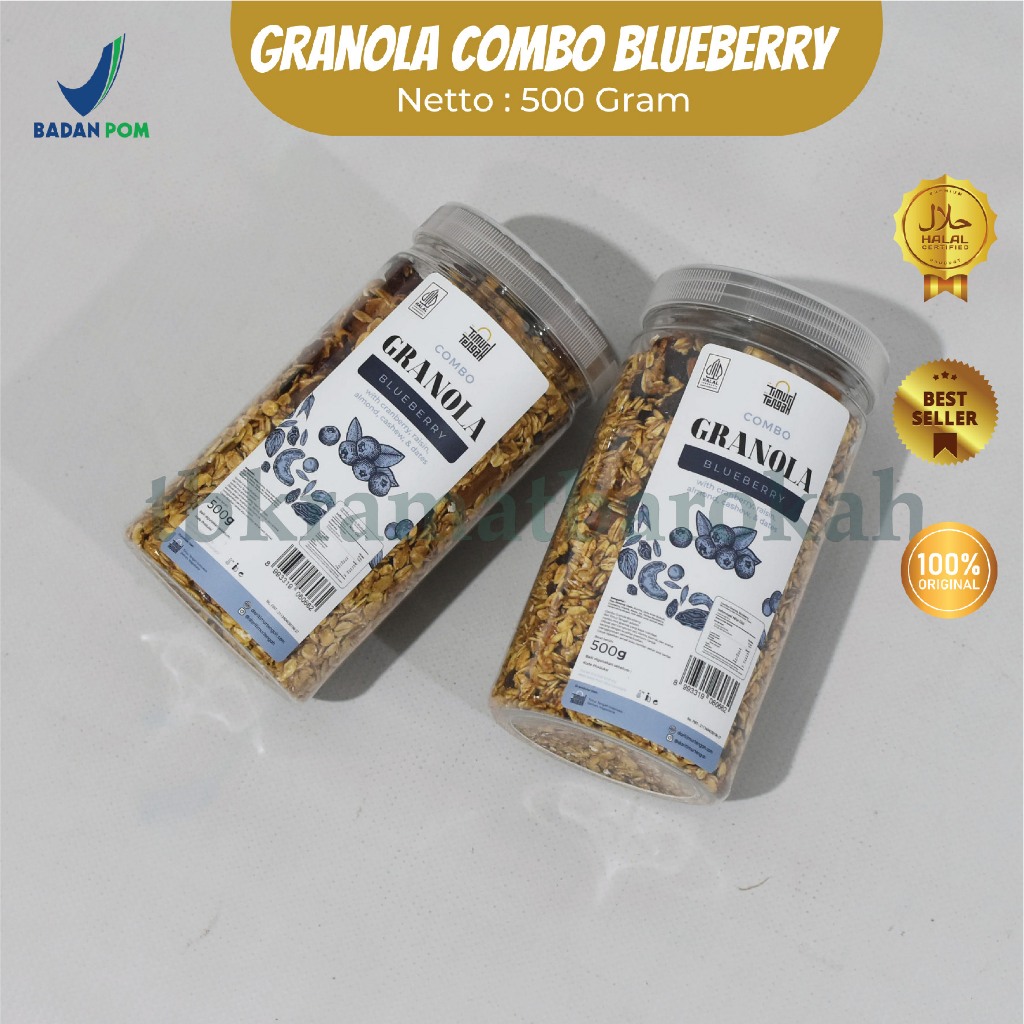 

Timur Tengah Granola Blueberry 500 gr Timur Tengah Sereal Makanan Sehat High Quality Toples Cemilan Sereal Sehat High Quality Timur Tengah Outmeal Sereal Gandum Utuh Kismis Kurma Almond Mede Mete 500 Gr Oat Oatmeal Makanan Oats Sarapan Granova Murah Tanpa