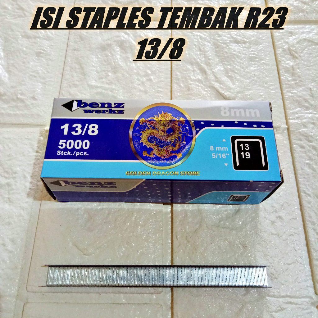 Isi Staples Tembak R23 13/8 / Untuk Staples Jok Motor