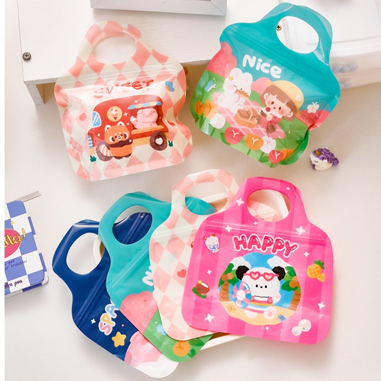 

COD SOUVENIR HAMPERS ZIPLOCK BAG MOTIF KARTON COLORFUL / STORAGE BAG / CANDY BAG / ZIPLOCK BAG / SNACK BAG BAG