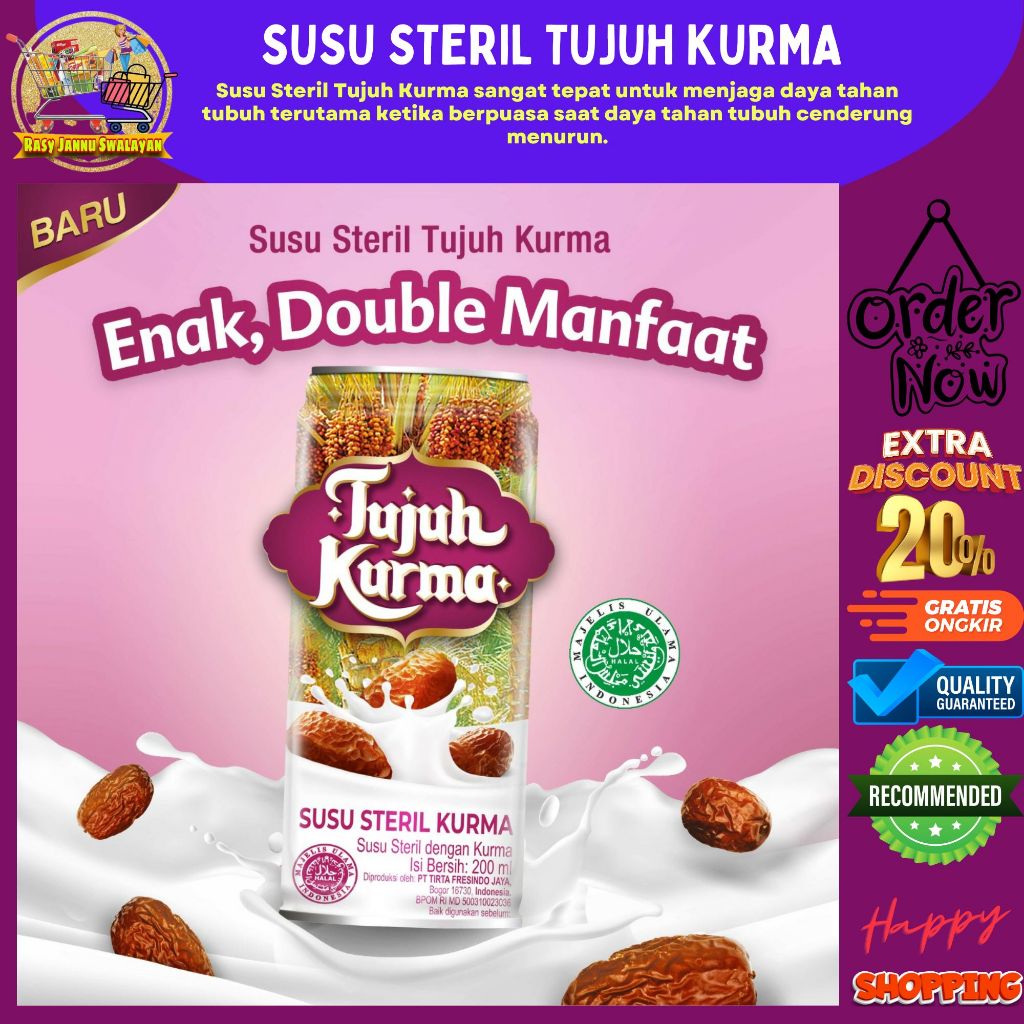 

Tujuh Kurma Susu Steril 200ml