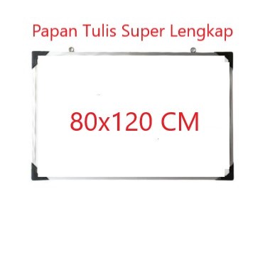 

Papan Tulis Ukuran Besar 80x120 Free Spidol Dan Penghapus - Bisa untuk kantor