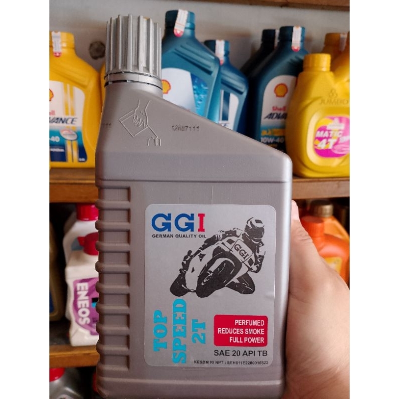 Oli Samping 2T GGI SAE 20 API TB/ Oli 2T GGI Low Smoke Wangi Mempesona
