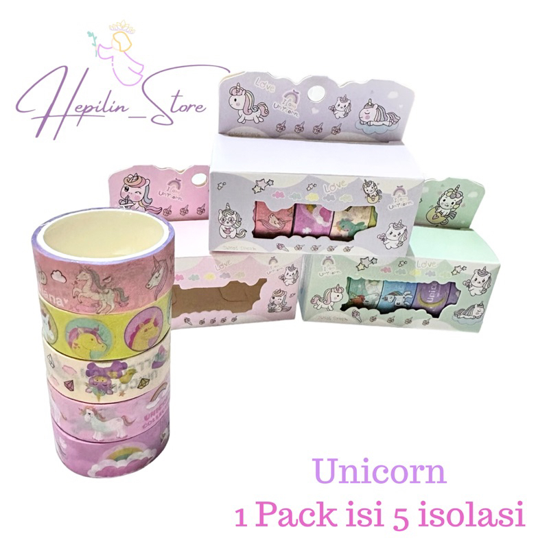 

Washi Tape Fancy 1 Pack kecil Isi 4 atau 5 Isolasi / Isolasi Kertas Lucu / Masking Tape Cartoon / Isolasi Toples / Hiasan Diary