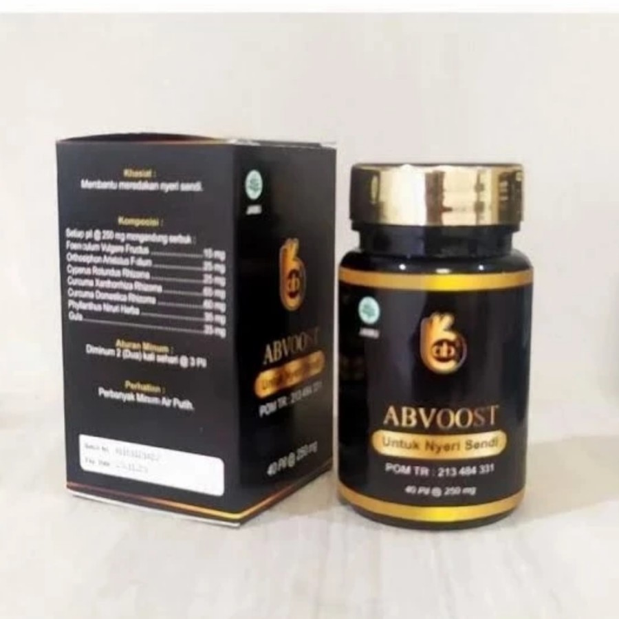 ABVOOST | Abvoost | Ab Voost | Neoboost | PIL HITAM 1 Botol isi 40 Pil