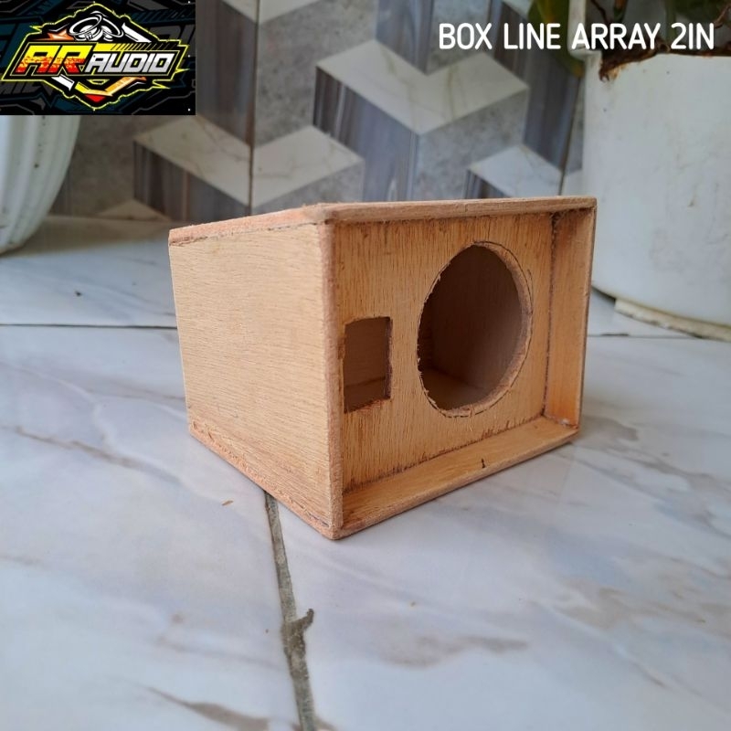 Box line array 2 in bahan multiplek 5mm cocok untuk miniatur sound