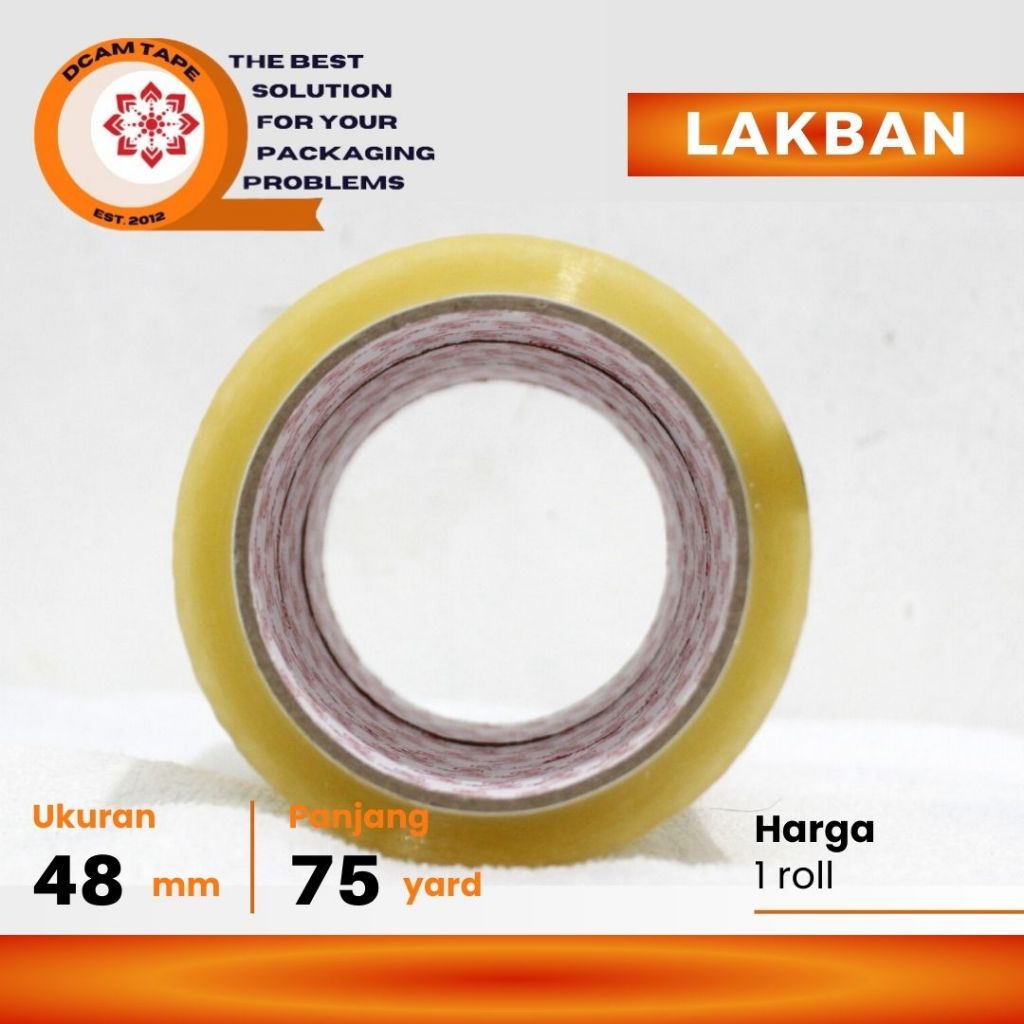 

Lakban Bening Coklat 75 Yard 2 inch Termurah