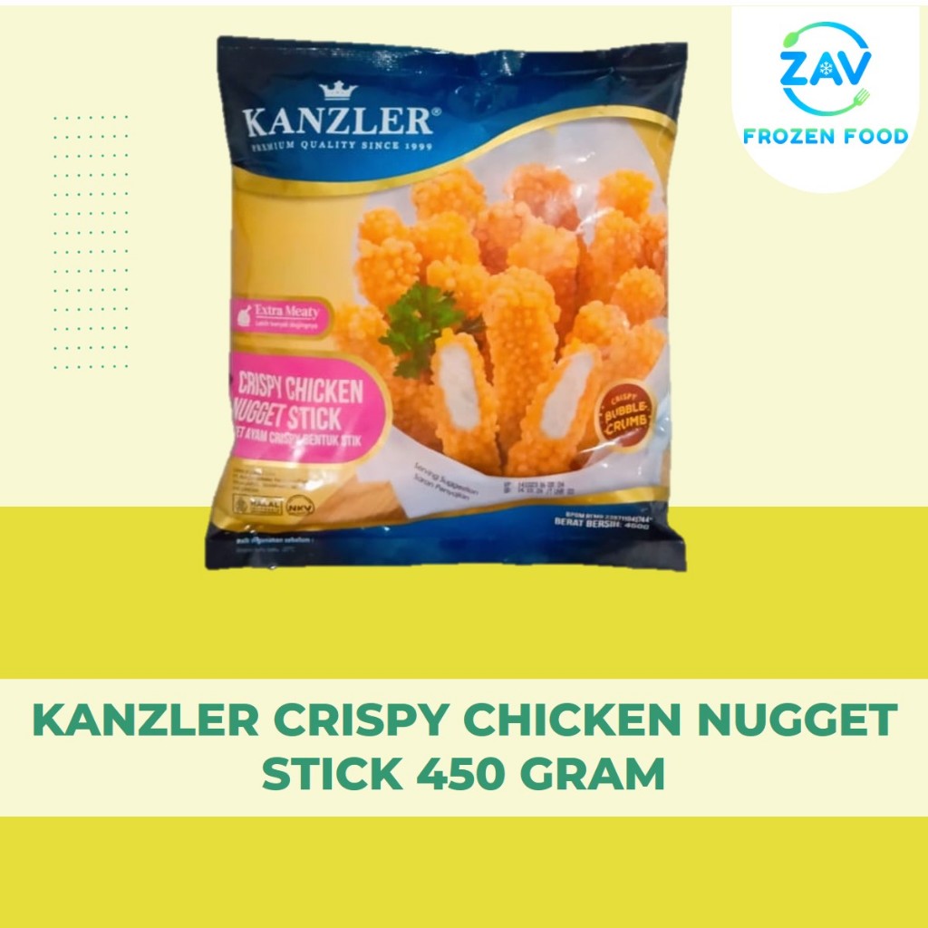 

KANZLER CRISPY CHICKEN NUGGET STICK 450 GRAM