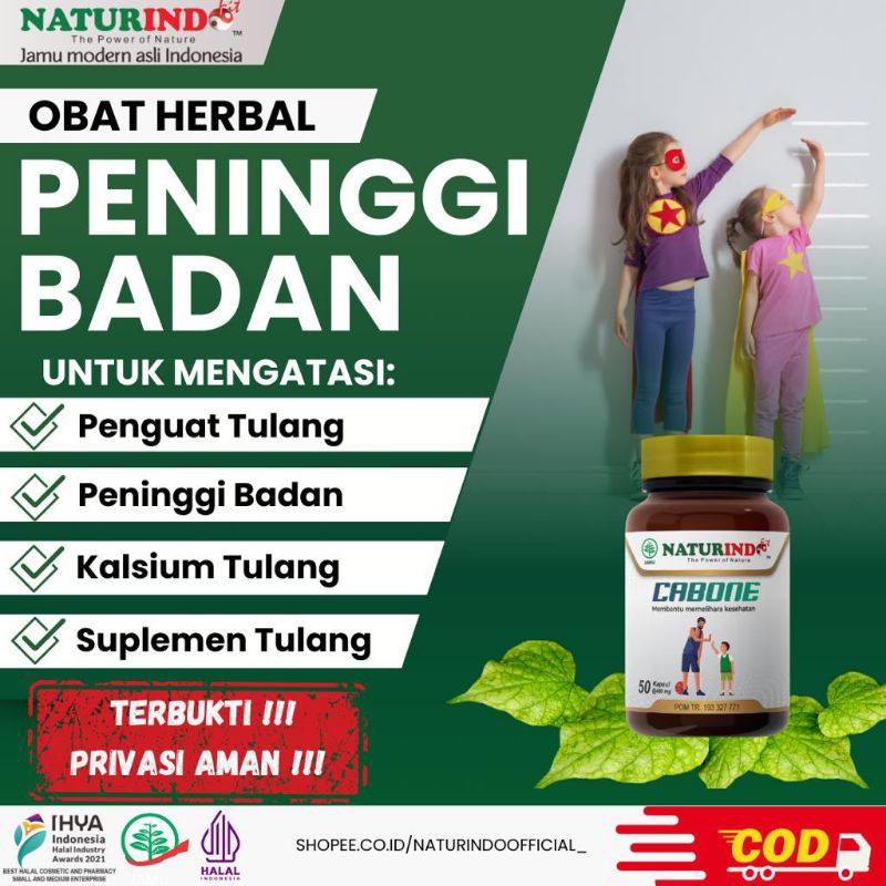 Suplemen Peninggi Badan Kalsium Tulang Penguat Tulang Tinggi Badan Menaikkan Tinggi Badan Herbal Amp