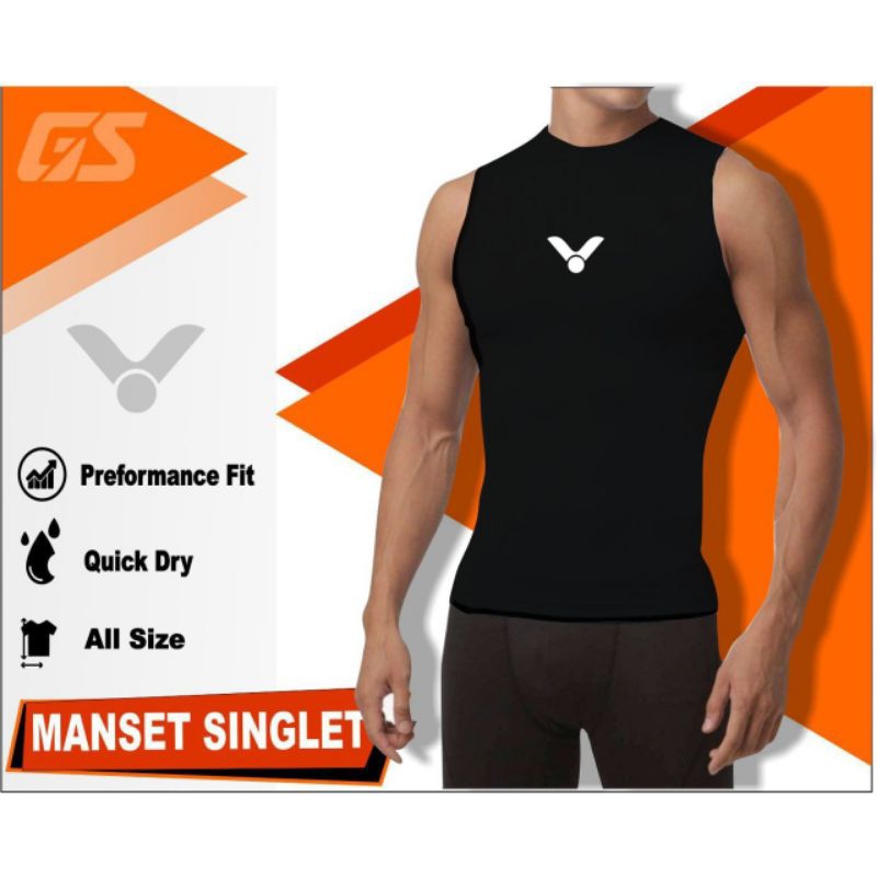 Kaos Singlet badminton Tangtop Baju Kengsi Daleman badminton Pria