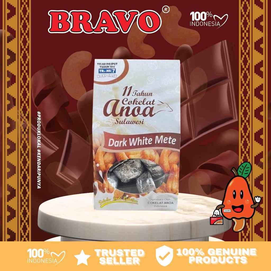 

COKLAT ANOA Varian Dark White Mete