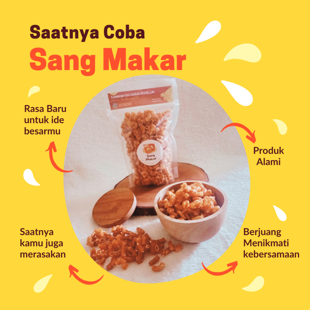 

Makaroni Sang Makar Pedas Manis 250gr