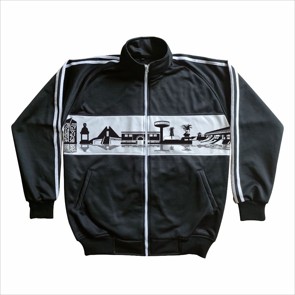 Tracktop Casual City Series Karawang Track Suit Custom Desain Kota Karawang