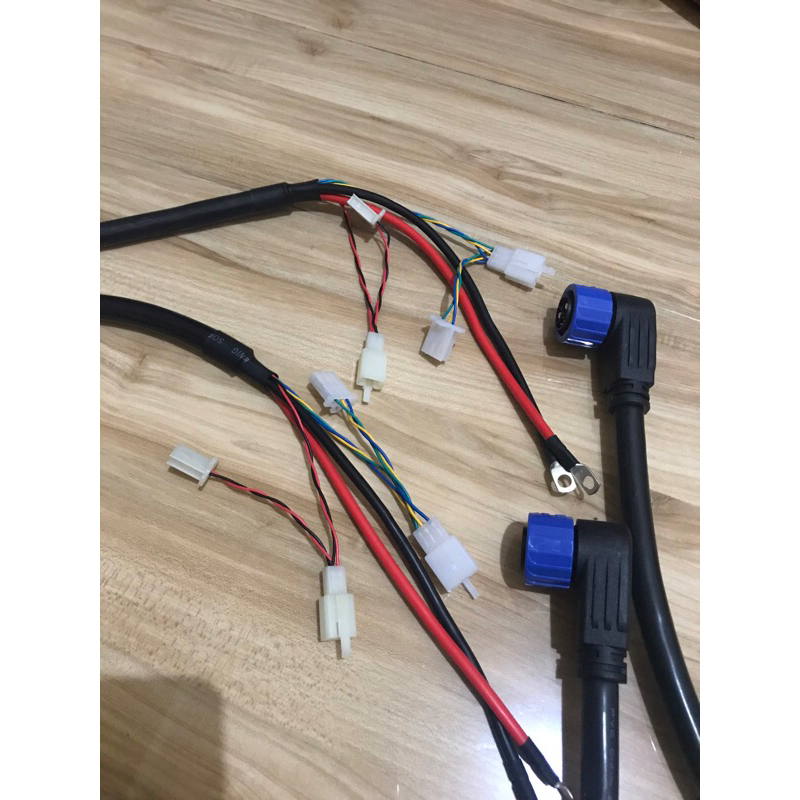 Kabel Power CAN bus Paralel Konektor Baterai Motor Gesits Belalai ke-2 Socket M23 2pin+1pin+5pin