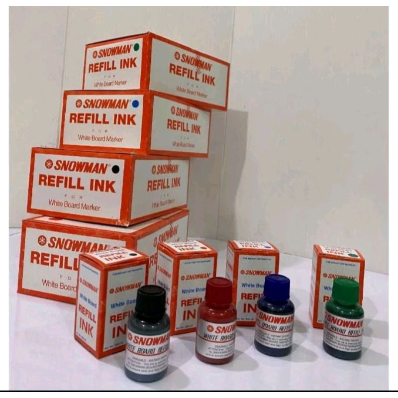 

Refill sepidol snowman whiteboard (Box isi 12) free buble