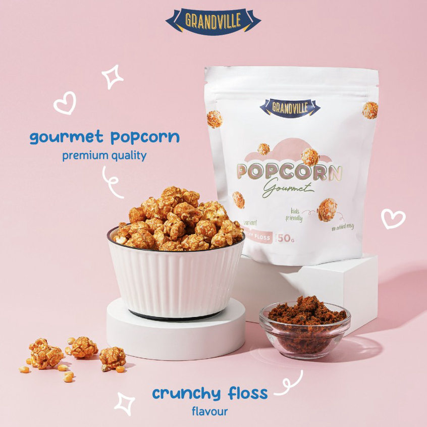 

Produk Grandville Popcorn Gourmet / Crunchy Popcorn