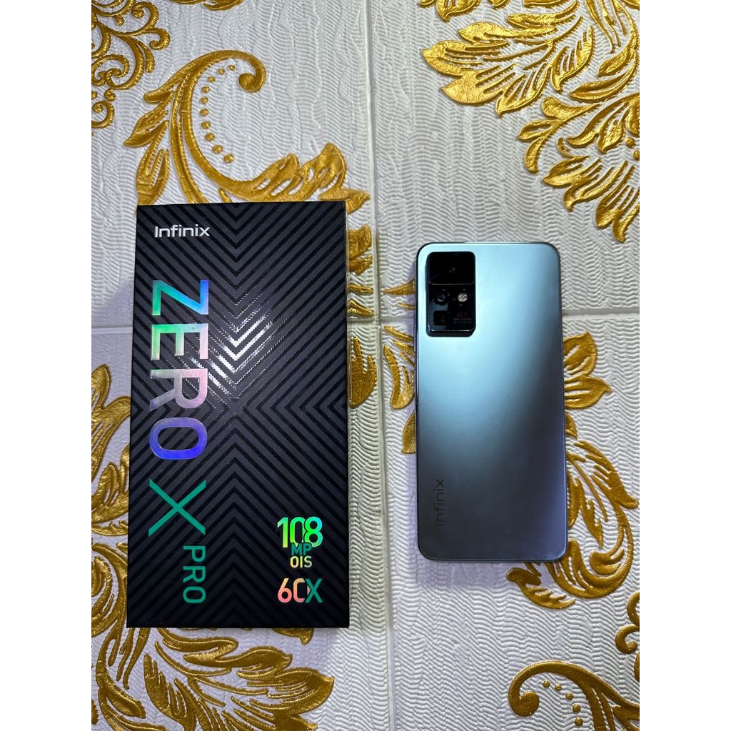 INFINIX ZERO X PRO 8/256 Starry Silver SECOND FULLSET