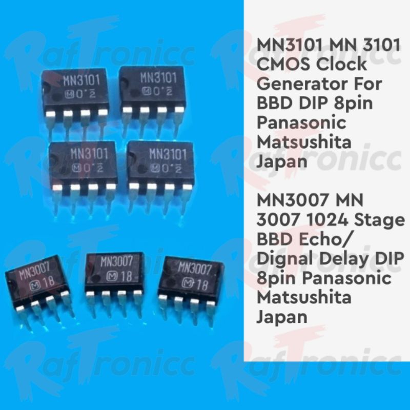 IC MN3101 CMOS Clock Dan MN3007 1024 Stage