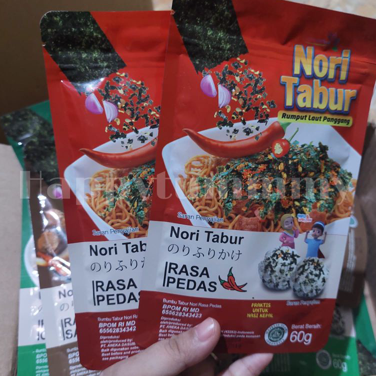 

➾❃❇ HPT - NoriGo Tabur Rumput Laut Panggang (ROASTED) 60g Halal