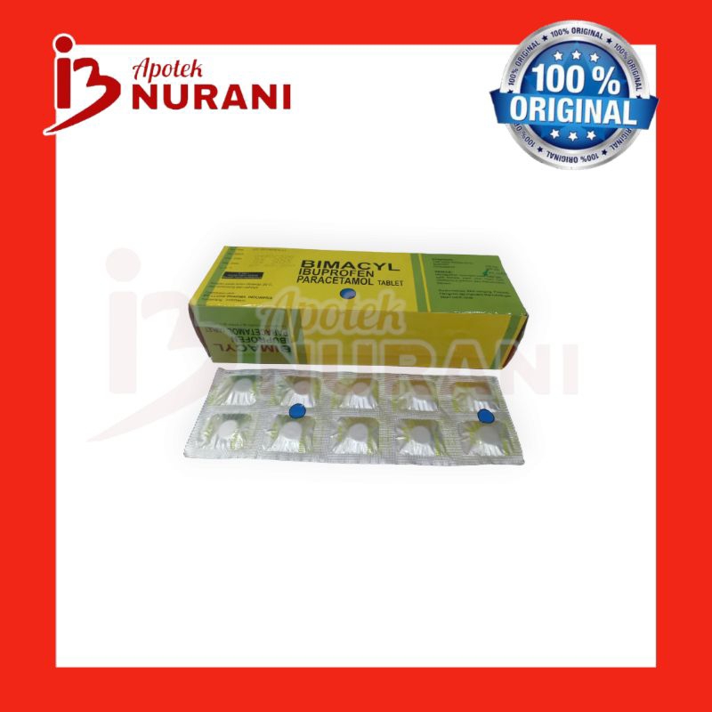 BIMACYL TABLET OBAT UNTUK NYERI DAN DEMAM