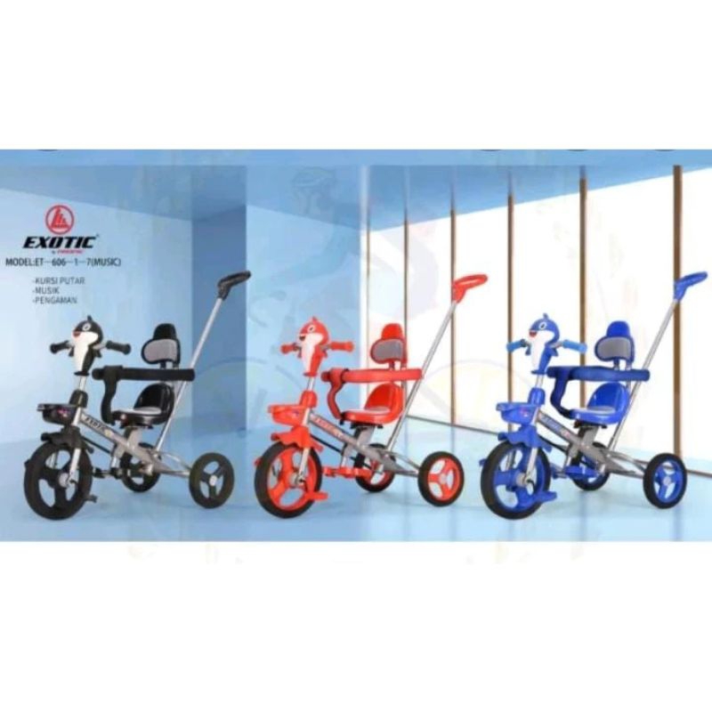 BAN KARET SEPEDA ANAK RODA TIGA EXOTIC ET 606-1-7