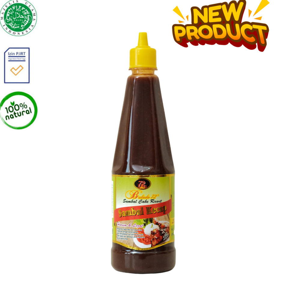 

➨➤✹✴ Sambal Cabe Rawit Balado 72 Super Pedas 300 ml