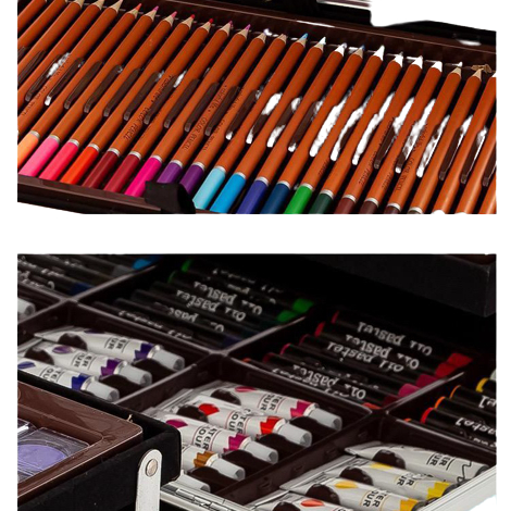 

➡✷ Crayon Set 145 Pcs Koper Alumunium / Alat Gambar Crayon Set Children Drawing kado anak kado ultah hampers kado lebaran anak